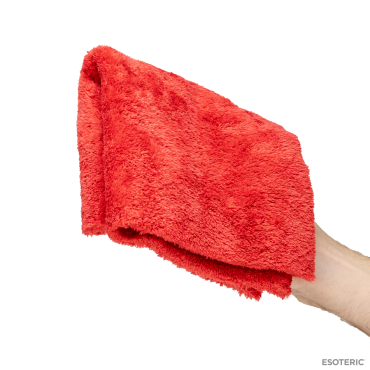 Esoteric Premium Red Microfiber Towel